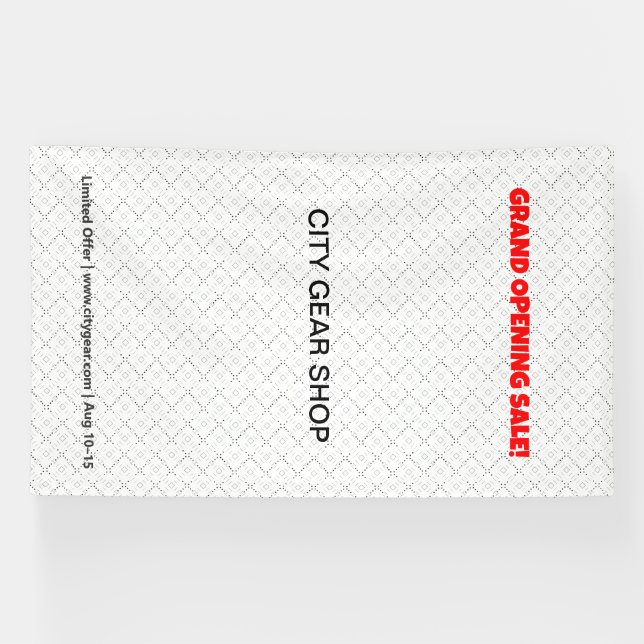 Vinyl Banner Roll | Kunststoffschilder und -kröten (Horizontal)