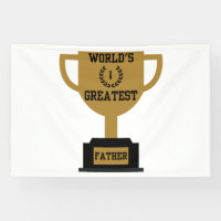 Vinyl-Banner zum Weltrekord am Vater 4x6
