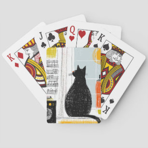 Vinyl Black Cat High Rise Live Set Spielkarten