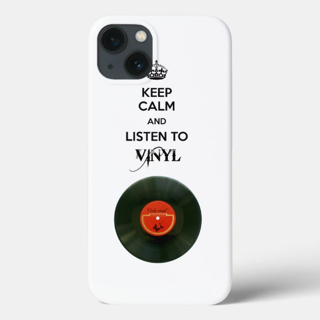 Vinyl Case-Mate iPhone Hülle (Rückseite)
