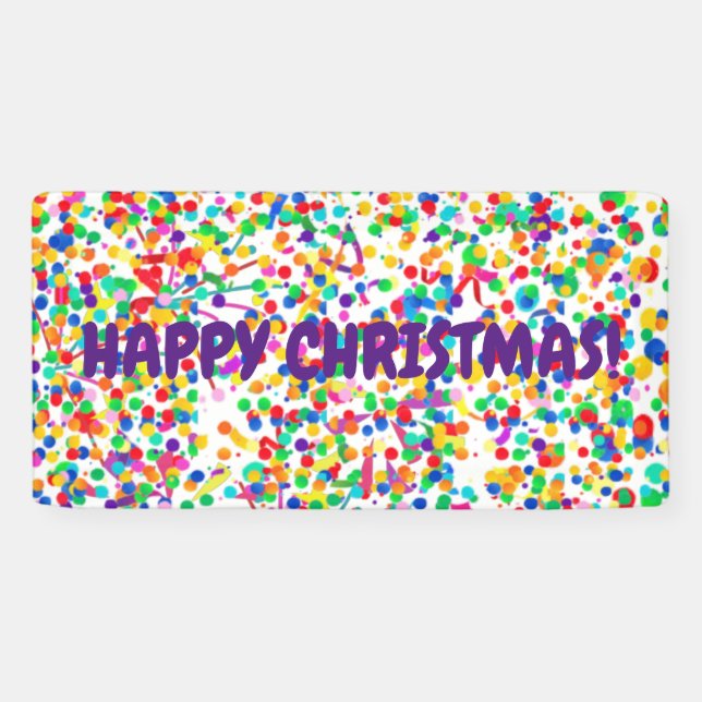 Vinyl Christmas Banner (Horizontal)