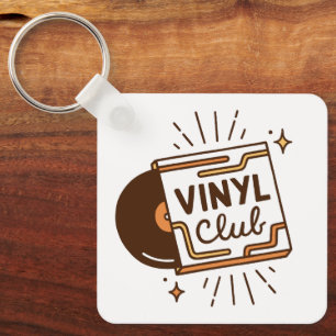 Vinyl-Club-Analog-Music-Ästhetik Schlüsselanhänger