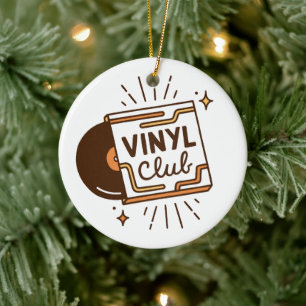 Vinyl-Club Analog-Musik-Schallplatte Ästhetik Keramik Ornament