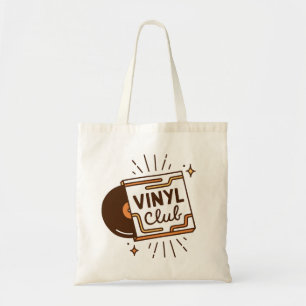 Vinyl-Club-Analog-Musikliebhaber-Ästhetik Tragetasche