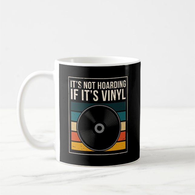 Vinyl Collector Music DJ Record Vinyl Kaffeetasse (Links)