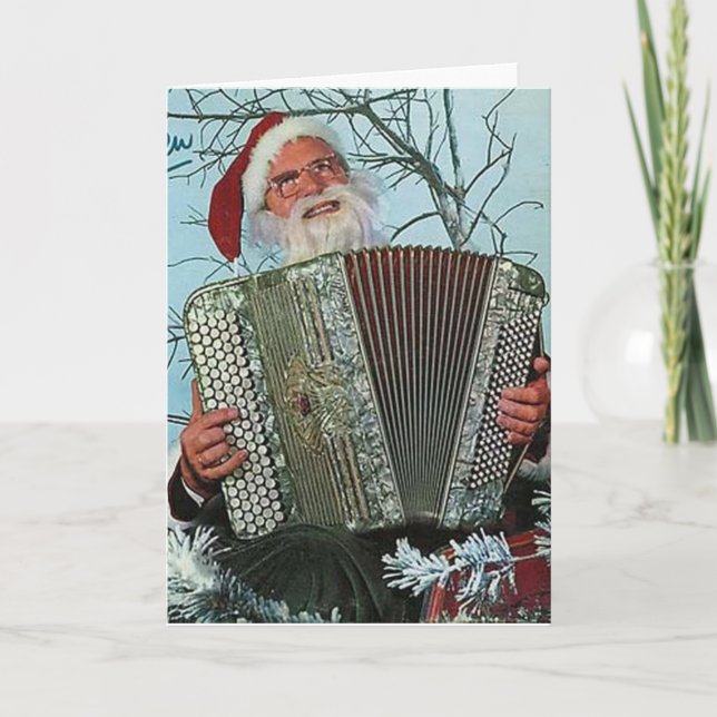 Vinyl Cover Weihnachtskarte Feiertagskarte (Vorderseite)
