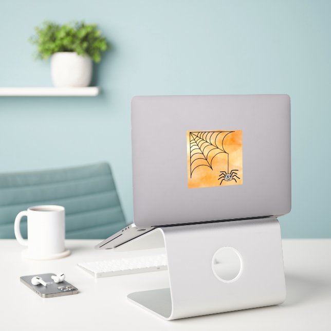 Vinyl Cut Aufkleber (Laptop auf Schreibtisch)