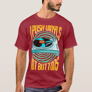Vinyl Dj Record Player Disk Jockey Premium T-Shirt