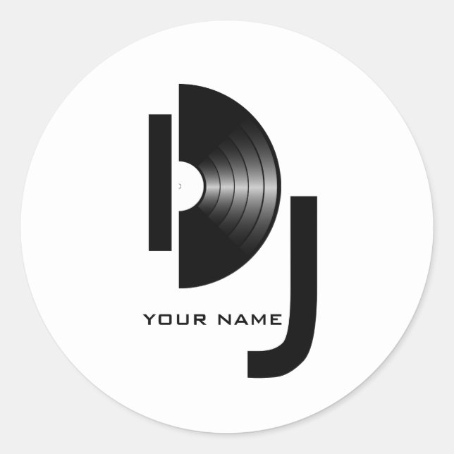 Vinyl DJ Sticker (Vorderseite)