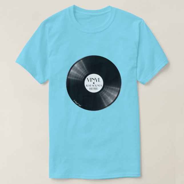 Vinyl - Ein MisterP-Shirt T-Shirt (Design vorne)