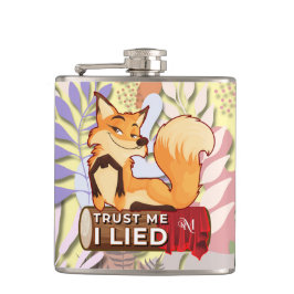 Vinyl Flask 6oz : Trust Me (hellgelb) Flachmann