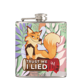 Vinyl Flask 6oz : Trust Me (hellgrün) Flachmann