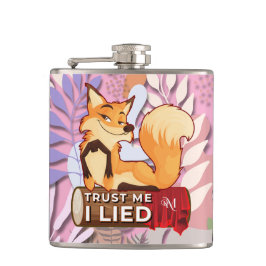 Vinyl Flask 6oz : Trust Me (pink) Flachmann