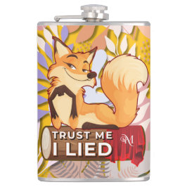 Vinyl Flask 8oz : Trust Me (orange) Flachmann