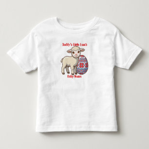 Vinyl Glänzendes Osterlamm Kinder T-Shirt - Bearbe