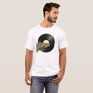 : Vinyl Harvest - Unisex - Surreal Record Farm T-Shirt