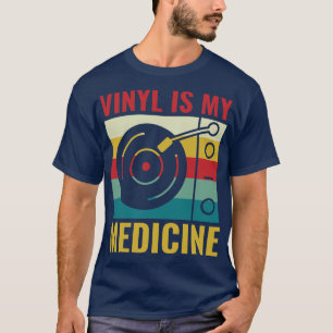Vinyl ist mein Medizin-Funny Record Collector LP L T-Shirt