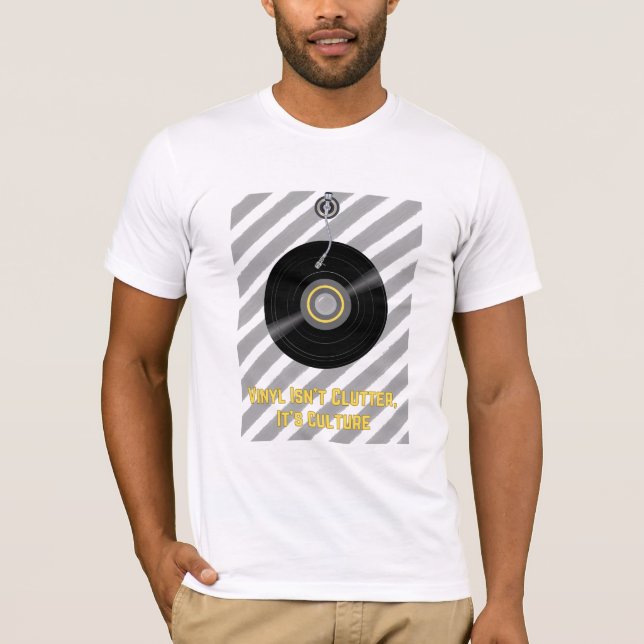 Vinyl ist nicht gestört, es ist Kultur - Rekord Lo T-Shirt (Vorderseite)