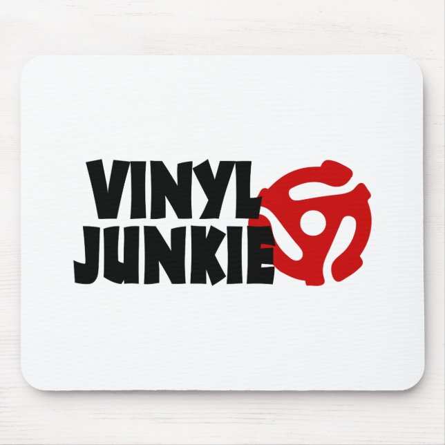 Vinyl Junkie Mousepad (Vorne)