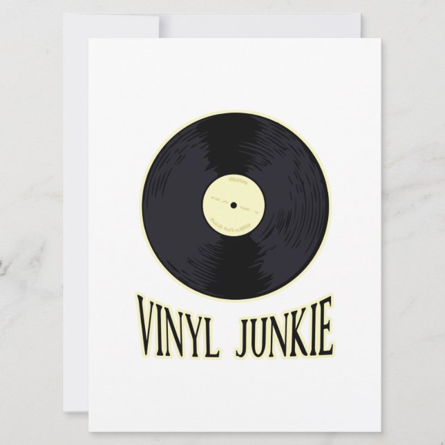Vinyl Junkie Save The Date (Vorderseite)