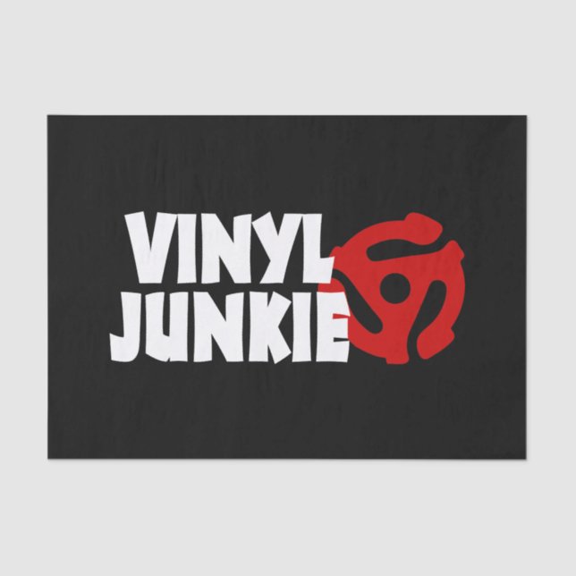 Vinyl Junkie Seidenpapier (Vorderseite)