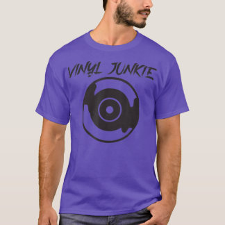 Vinyl Junkie - Vintager Vinyl Record für Liebe T-Shirt