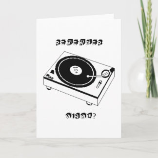 Vinyl Karte
