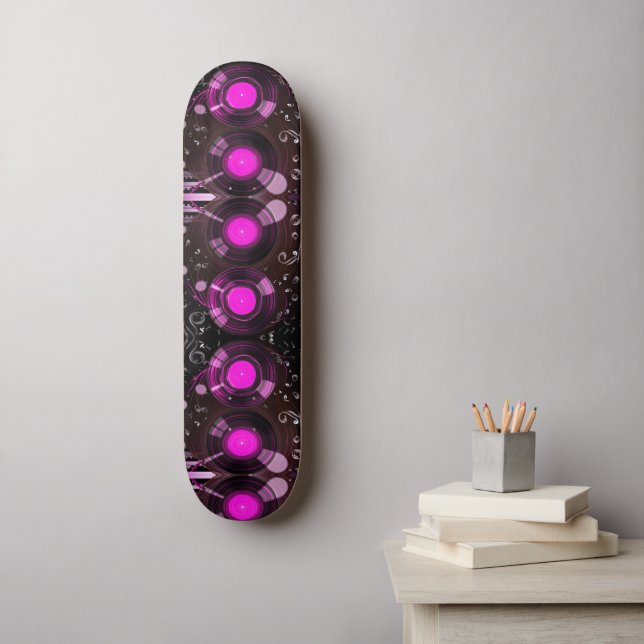 Vinyl-Kunst auf Skateboard (Wandkunst)
