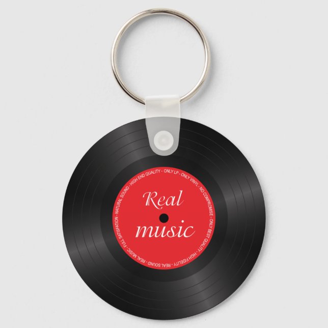 Vinyl-Langspielscheibe Schlüsselanhänger (Vorderseite)