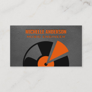 Vinyl   Leather Background Business Card Visitenkarte