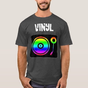 Vinyl-LGBT-Vintage-Schallplatten-Musikplayer-Platt T-Shirt