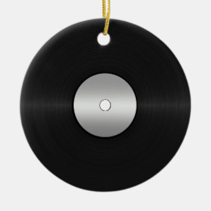 Vinyl-Look LP Record Keramikornament