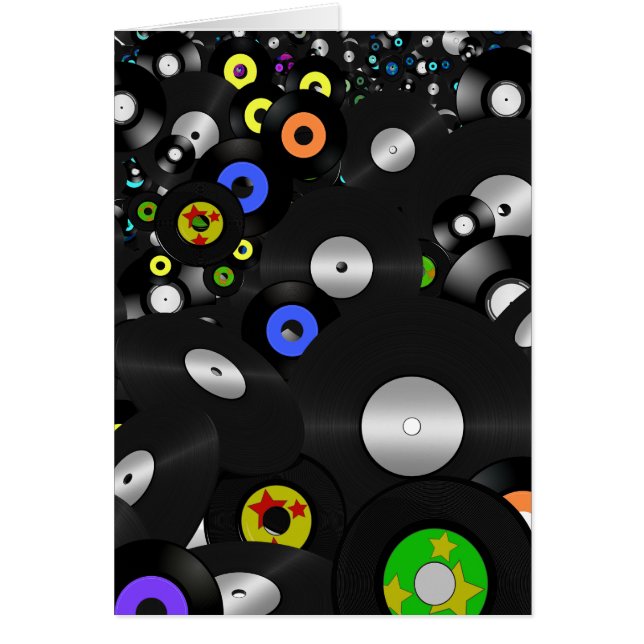 Vinyl-Look Platten - LP und 45 (Vorne)