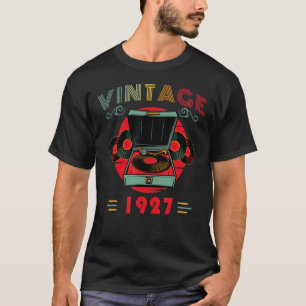 Vinyl Lover Geburtstag für Music Lover und DJ 1927 T-Shirt