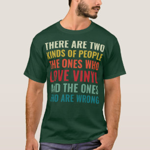 Vinyl Lover Record Collector L T-Shirt