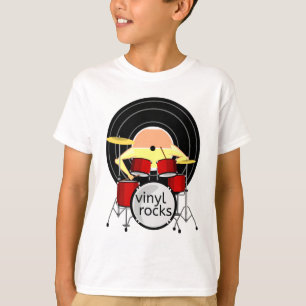 Vinyl music drums T-Shirt