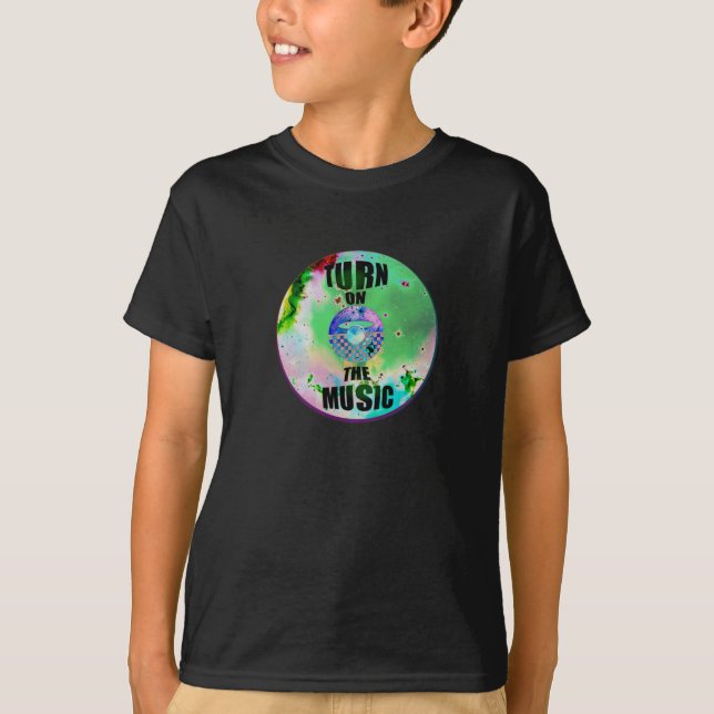 Vinyl Music T-Shirt (Vorderseite)