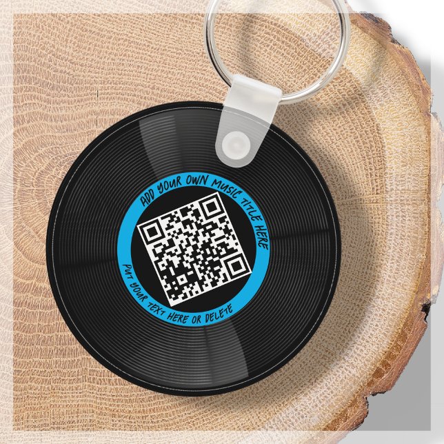 Vinyl | Musician DJ | QR-Code Schlüsselanhänger (Von Creator hochgeladen)