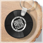 Vinyl | Musician DJ | QR-Code Schlüsselanhänger<br><div class="desc">Mit QR Code Schlüsselanhänger präsentieren wir Ihnen unser individualisierbares Vinyl LP Style - das perfekte Accessoire für die Musik beruflich! Dieser Schlüsselanhänger verfügt über einen schlanken Vinyl LP Record in Schwarz und Weiß, sowie einen QR Code, der mit Ihrer eigenen Musik verknüpft werden kann. Mit unserer "Personalize"-Funktion können Sie Ihren...</div>