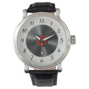 Vinyl Platte Armbanduhr