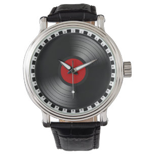 Vinyl Platte Armbanduhr