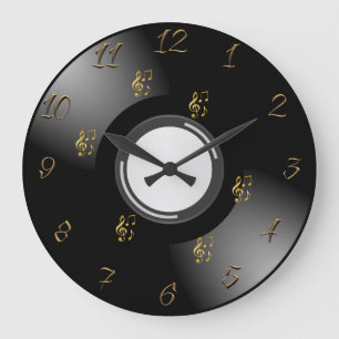 Vinyl Platte Große Wanduhr