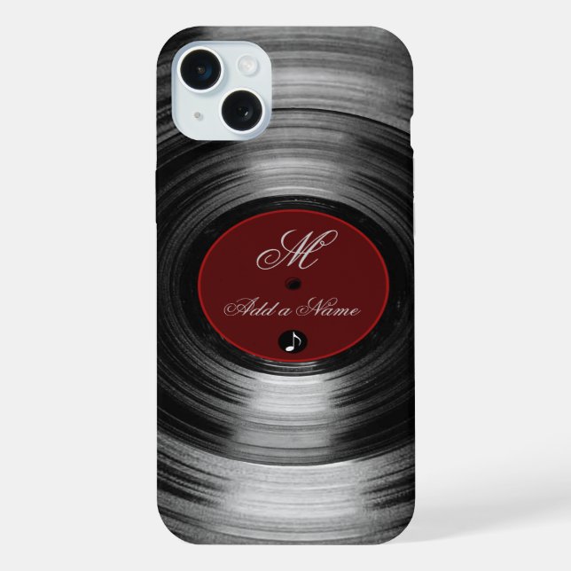 Vinyl Platte iPhone Hülle (Rückseite)