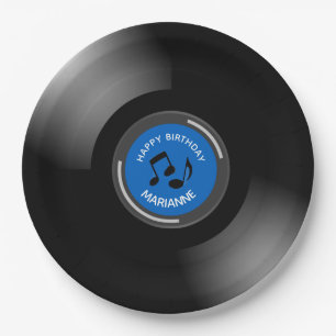 Vinyl Platten Design Paper Teller