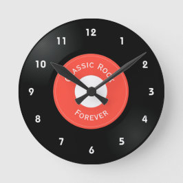 Vinyl Platten Design Round Clock Runde Wanduhr