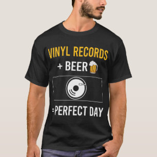 Vinyl-Platten für Bier Day T-Shirt