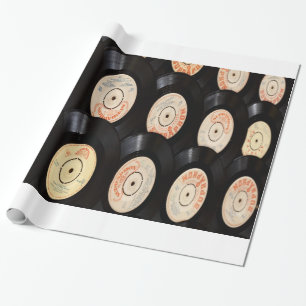Vinyl-Platten Hintergrund Geschenkpapier