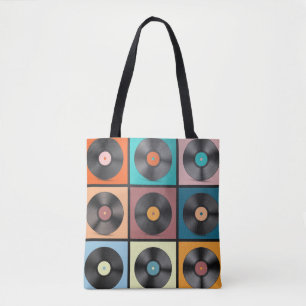 Vinyl-Platten: Retro-LP-Set.
