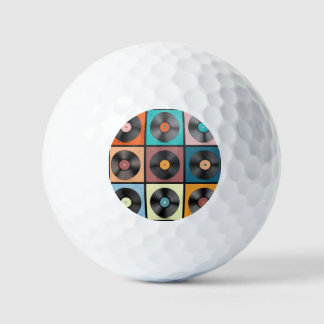 Vinyl-Platten: Retro-LP-Set. Golfball