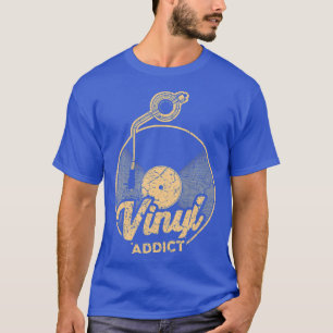 Vinyl-Plattenspieler-Musik Retro-LP-Plattenspieler T-Shirt